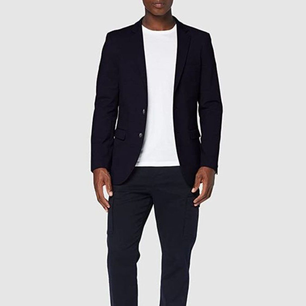 New MERAKI Men's Casual Blazer Navy